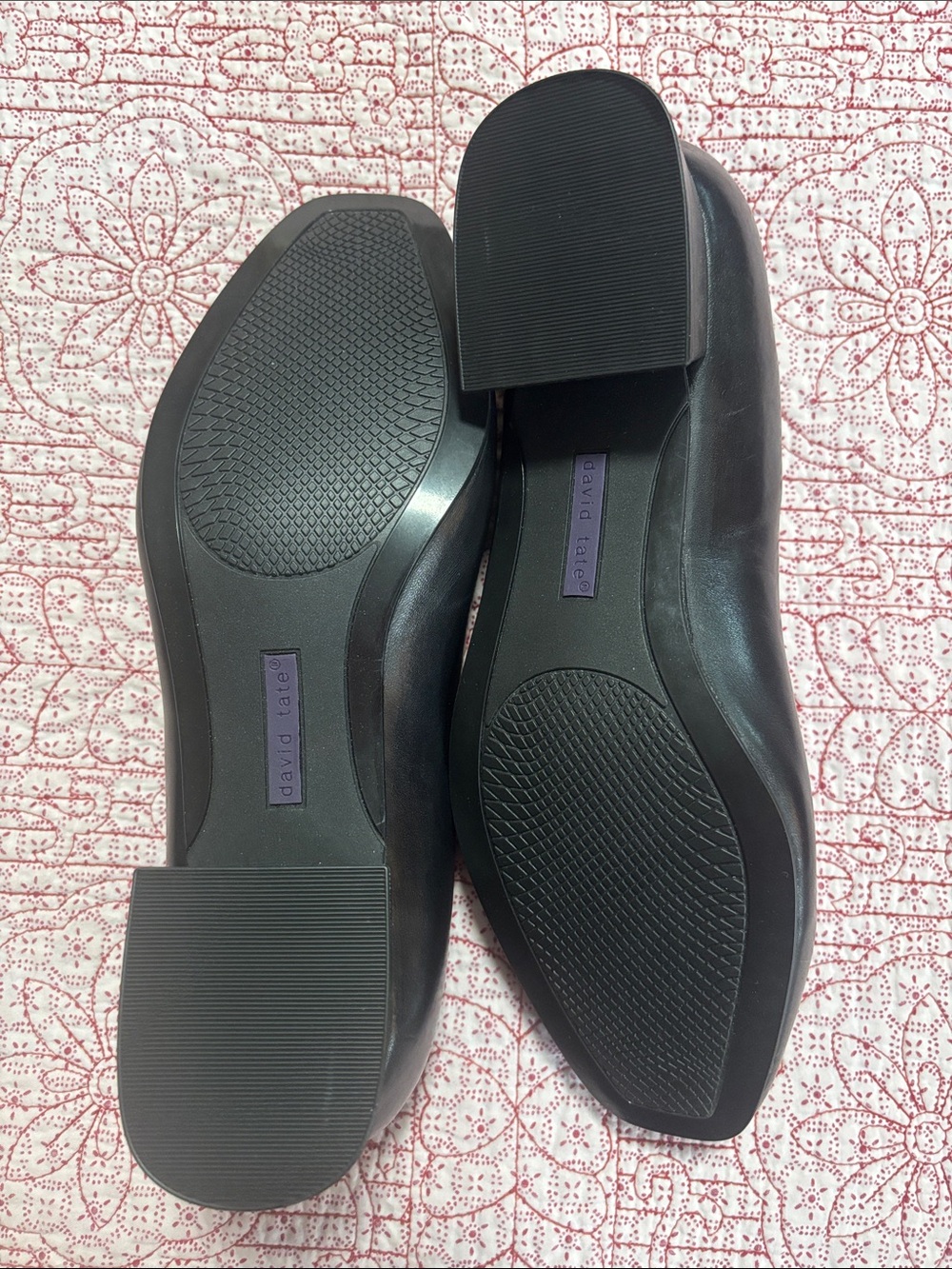 NIB David Tate Black Leather Pumps - Picture 5 of 13